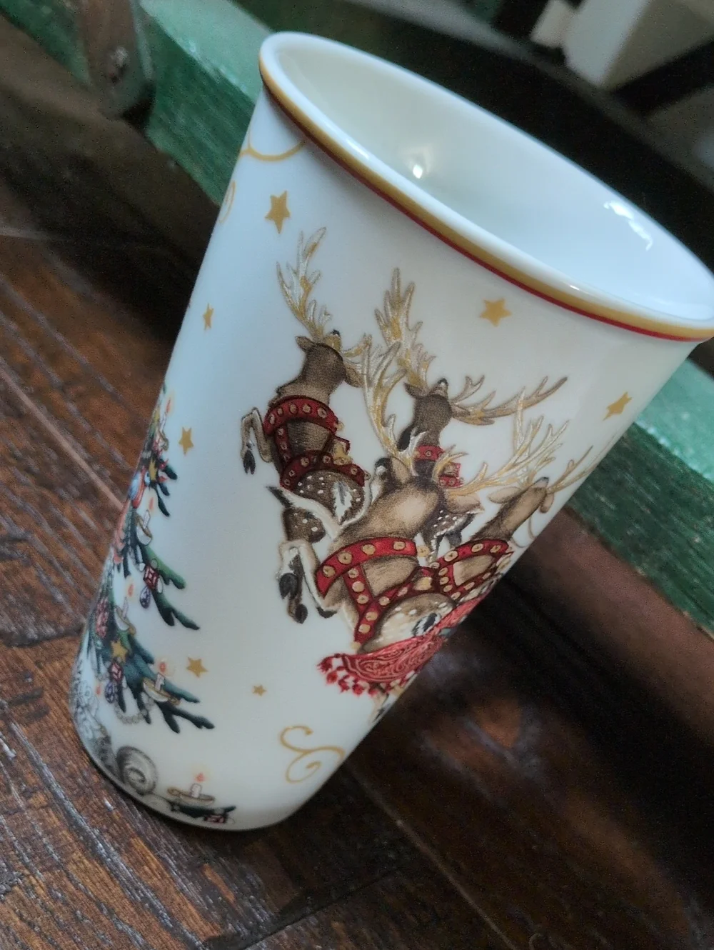 WILLIAMS-SONOMA I Twas the Night Before Christmas Travel Mug (No Silicone Lid)